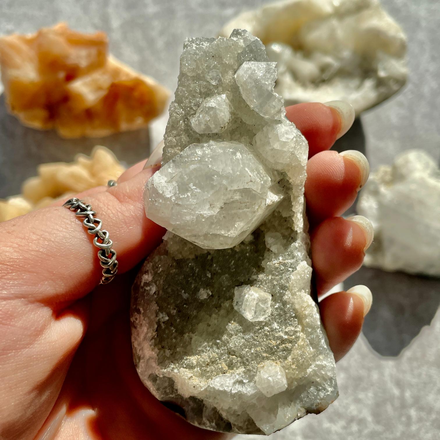 Apophyllite Cluster Box 10 Apophyllite Cluster Box 10